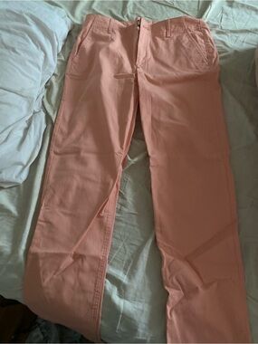 LOFT Coral Straight-Leg Jeans